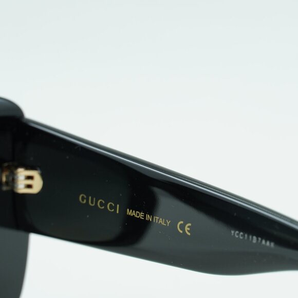 Gucci GG0141SN 001 Square Sunglasses - Black\\Grey Gradient main image 12